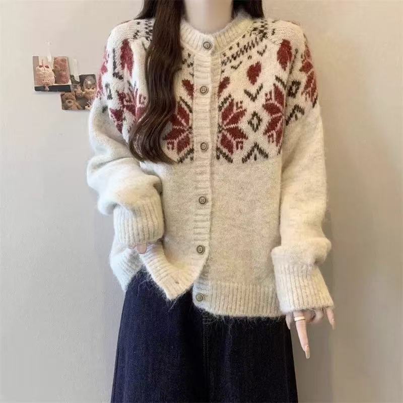 Jacquard cardigan